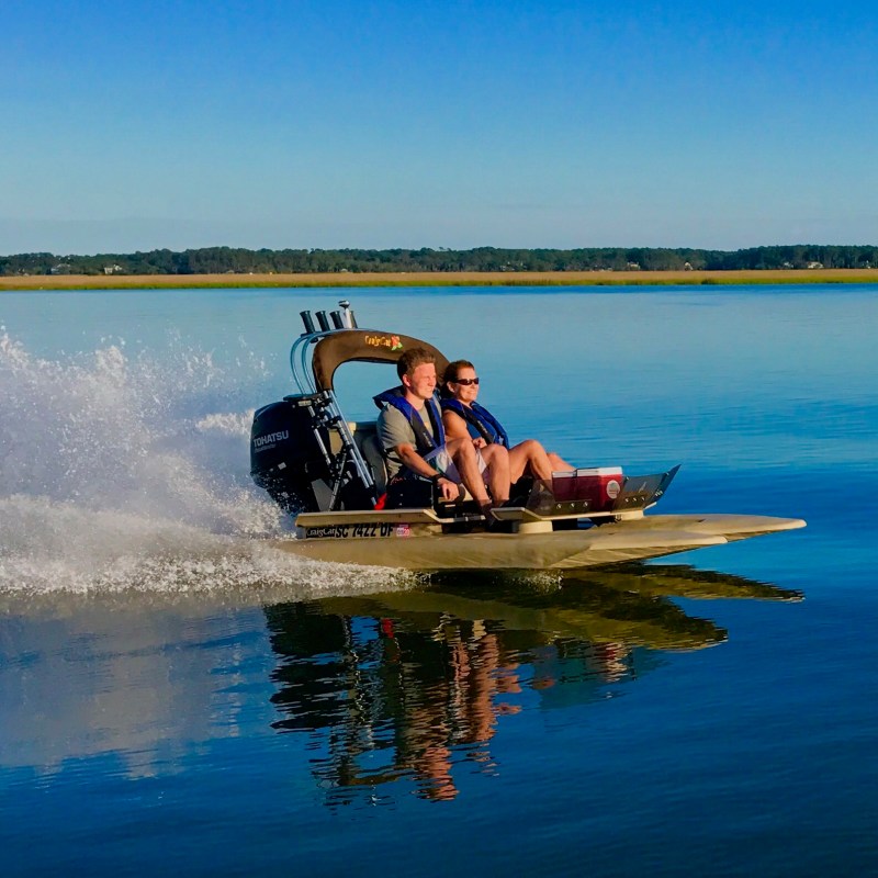 Hilton Head Boat Tour catamaran in bluewater