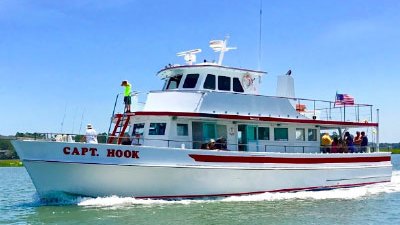 capt. hook fishing boat in water